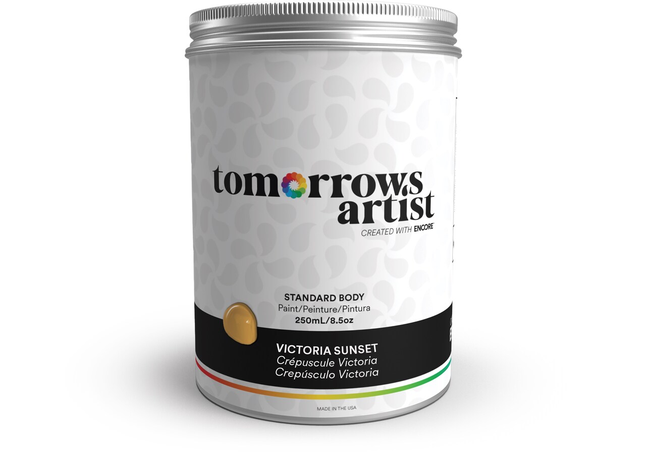 Tomorrows Artist: Standard Body Eco-Friendly Sustainable Acrylic Art Paint 100ml/3.38oz, 250ml/8.45oz, 500ml/16.91oz, 1000ml/33.81oz